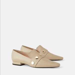 ZARA studded loafers.